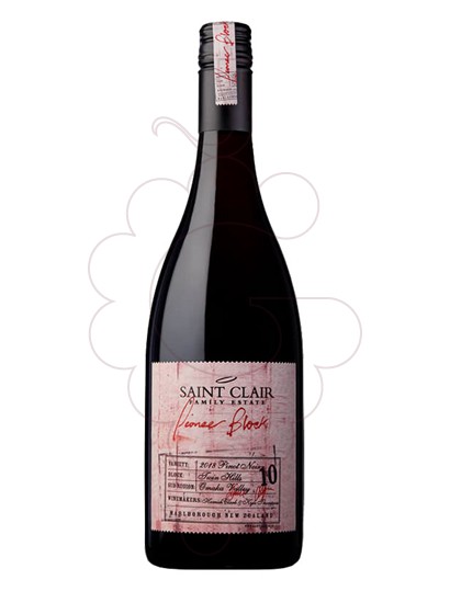 Foto Saint Clair Pioneer Block 10 Twin Hills Pinot Noir vino tinto
