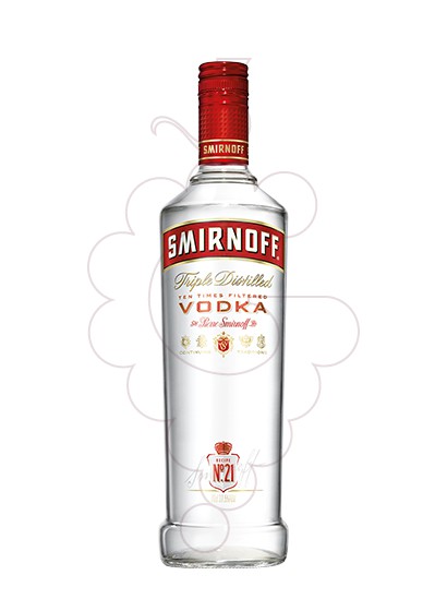 Foto Vodka Smirnoff Etiqueta Roja