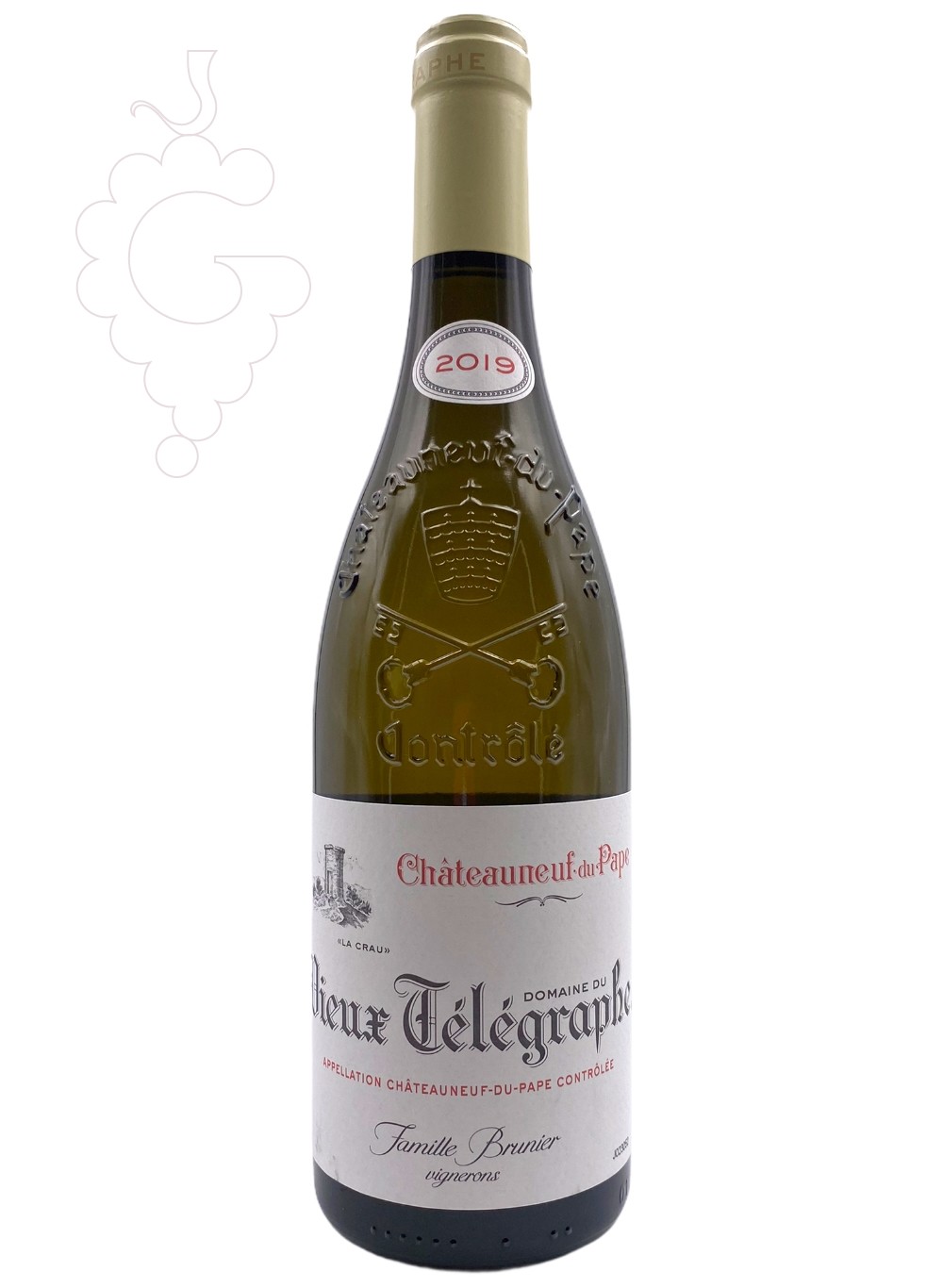 Foto Vieux Télégraphe La Crau Chatenueuf-du-Pape Blanco vino blanco